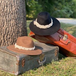 Boho hat band